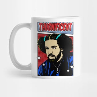 Rapper Style Thugnifincent Pop Art Comic Mug